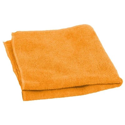 Салфетка из микрофибры оранж. 30*30см M-01 РК