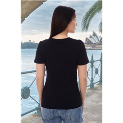 Чарли черн Футболка женская (40-54)