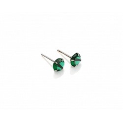 Серьги-гвоздики PR1469 -6 изумр