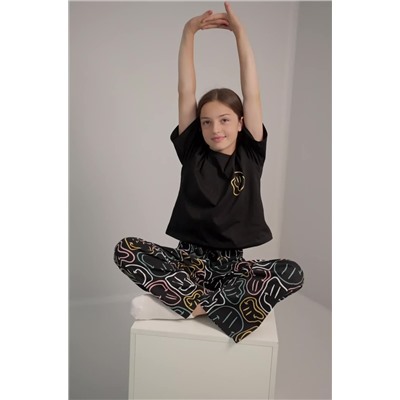 Хлопковая пижама для девочки Happyfox