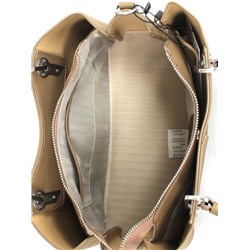 Сумка женская натуральная кожа GU 2066-M 208,  3отд,  плечевой ремень,  темный бежевый 256884