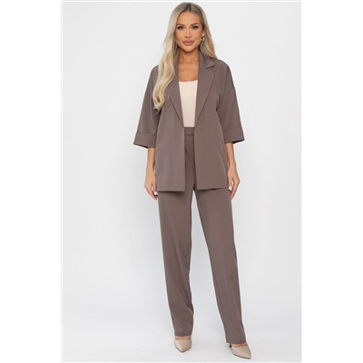 Костюм брючный Скрипка (кофе с молоком) К14376-12М