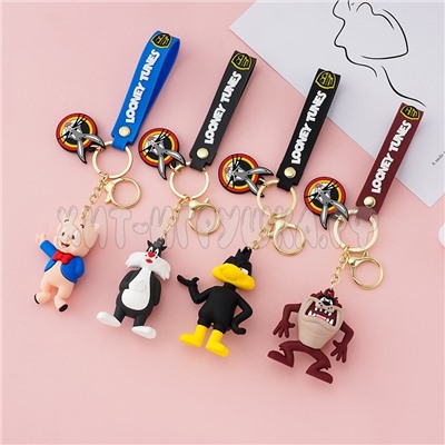 Брелок большой силиконовый с карабином Looney Tunes / Луни Тюнз / Багз Банни в ассортименте br_ltun, br_ltun