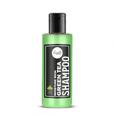 Moisture Rich GREEN TEA Shampoo, Luster (ЗЕЛЁНЫЙ ЧАЙ увлажняющий шампунь для волос, Ластер), 210 мл.