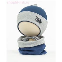 02-26-BT Комплект (шапка+снуд) (46-48)