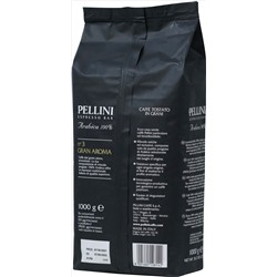 Pellini. Gran Aroma n°3 (зерновой) 1 кг. мягкая упаковка