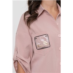 Платье "Индира" (пыльная роза) П5943