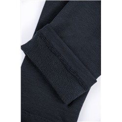 Теплые лосины из футера двухнитки с начесом для девочки Happyfox