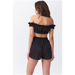 Шорты летние свободные короткие черные