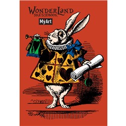 MyArt. СКЕТЧБУК "Wonderland sketchbook" КРОЛИК
