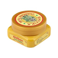 SHIVIKA Bhagwa CHANDAN TILAK for Pooja and Hawan (ШИВИКА Жидкий ЧАНДАН ТИЛАК, цвет ЖЕЛТЫЙ, для Хавана и Пуджи), 70 г.