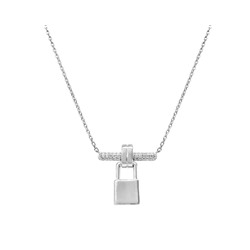 Колье из серебра куб.циркон., ЗК0320446