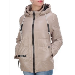 8261 BEIGE Куртка демисезонная женская BAOFANI (100 гр. синтепон) размеры 46-48-50-52-54-56