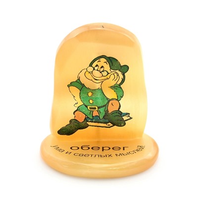 Оберег из селенита "Оберег ума и светлых мыслей!"  50*30*65мм.