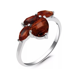 Кольцо из серебра гранат, Фея