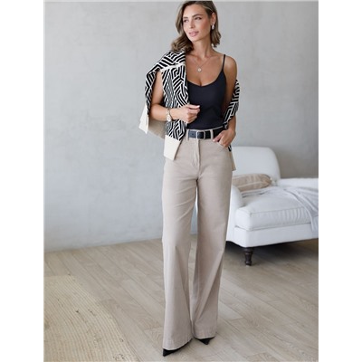 Топ из премиального хлопка с эластаном