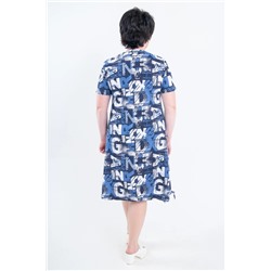 Платье женское Текс-Плюс, цвет синий