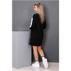 Платье короткое в спортивном стиле