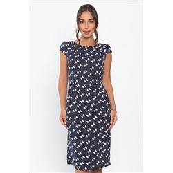 Платье Габриэль (синее/бантики) П13954-10М