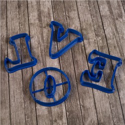 Набор вырубок для пряника "Буквы LOVE" пластик, 7,5 см