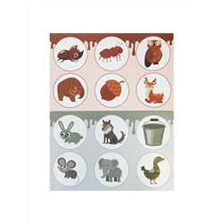 Обучающее лото для детей «Цвета» с пластиковыми фишками