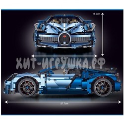Конструктор Автомобиль Бугатти 3728 дет. 1:8 T5004, T5004