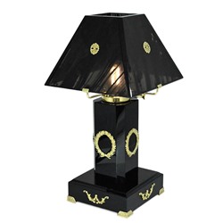 Светильник из обсидиана "Эксклюзив" 168*168*315мм