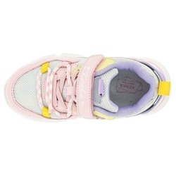 ILC_1036-2 бел/роз Кроссовки для девочек (26-31)/12