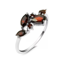 Кольцо из серебра гранат, Иоланта