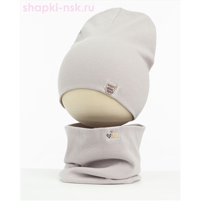 02-64-LT Комплект (шапка+снуд) (52-54)