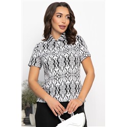 Поло Тренди (белое/узор) Б14094-10М