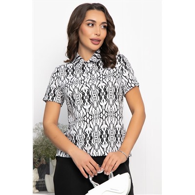 Поло Тренди (белое/узор) Б14094-10М