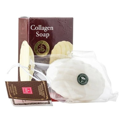 COLLAGEN SOAP skin for a vibrant complexion, Madame Heng (Мыло для снятия макияжа и против черных точек С КОЛЛАГЕНОМ, Мадам Хенг), 80 г.