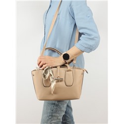 Сумка женская искусственная кожа Ch&K-5563,  1отд,  плечевой ремень,  бежевый 254511