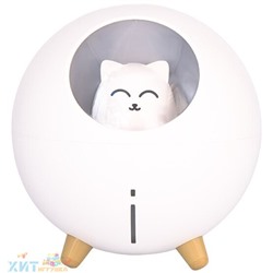 Увлажнитель воздуха ультразвуковой настольный + Аромадиффузор Happy Cat в ассортименте CAT, CAT