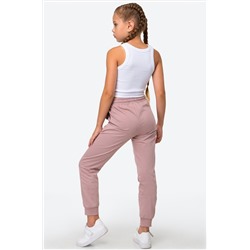 Брюки-джоггеры из футера для девочки Happyfox