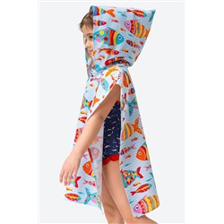 Халат-пончо детский вафельный Happy Fox Home