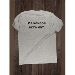 Футболка T-Bolka 160, серый меланж