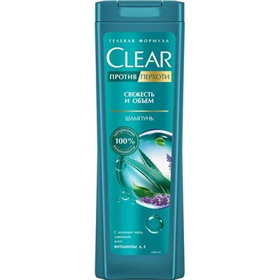 CLEAR Шампунь п/перхоти 400ml  Свежесть и объем