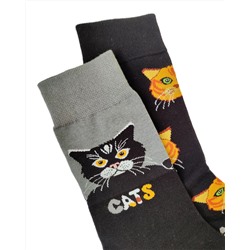 Носки р.35-40 "Two Side" Cats