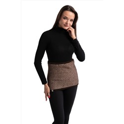 Пояс меховой эластичный ШОКОЛАД