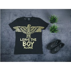Футболка BOY LONDON black,with a golden eagle