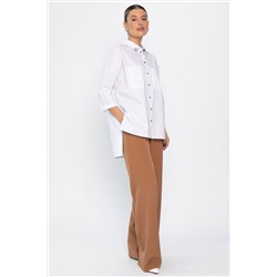 Рубашка с карманами Аристократка (белая) Б14449-10М