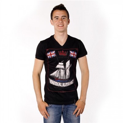 Футболка MadMext "Nautical almanac" (black)
