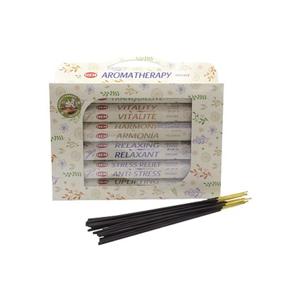 Подарочный набор AROMATHERAPY Incense, Hem (Набор из шести видов благовоний, АРОМАТЕРАПИЯ, Хем), 1 уп.