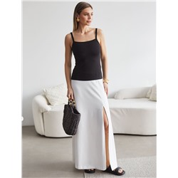 Топ с двуслойной зоной бра из премиального хлопка