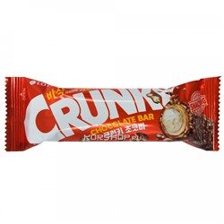 Хрустящий батончик с рисовыми хлопьями Crunky Choco Bar Lotte, Корея, 30 г Акция