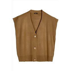 Женский вязаный жилет Happyfox