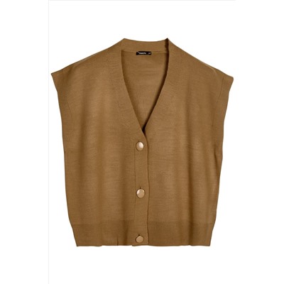 Женский вязаный жилет Happyfox