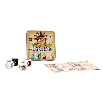Игра настольная «Клан Бро» (жестяная коробочка)